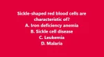 Sickle Cell Anemia